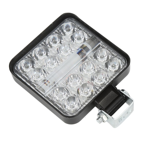 LED Arbejdslys 3000LM 9V‑60V IP67 Vandtæt 48W Universal Offroad Strobe Lampe til Bil Motorcykel Lastbil Kvadrat