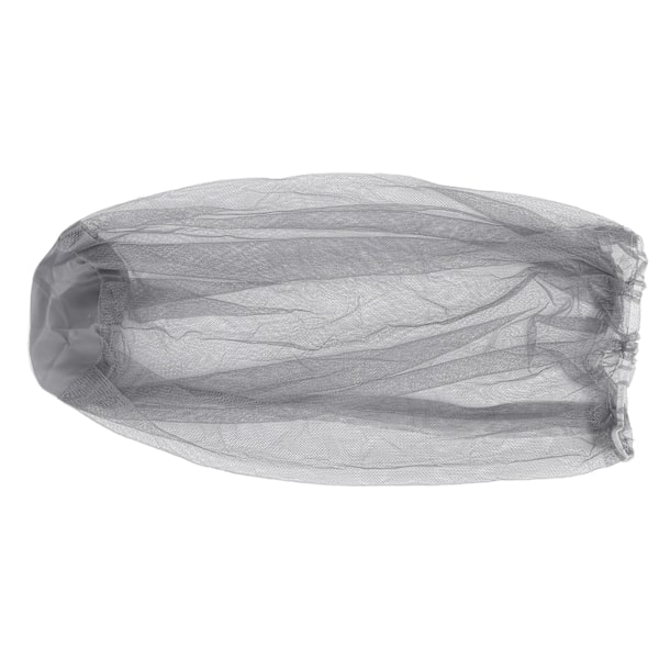 Nylon insektssikker myggenet til natfiskenet Solcreme åndbar mesh beskyttelseshætte (grå)