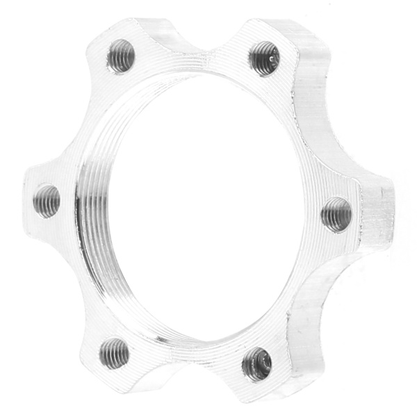 Skivebremseflæns Skive 6-huls gevindmonteret sæde Skivebremsegevind Konvertering Sæde Adapter Base44mm Base