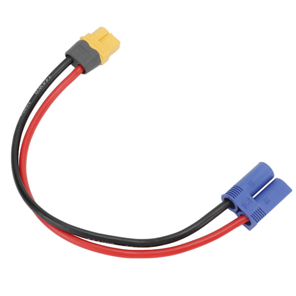 RC-naaras-EC5-uroskaapeli 14AWG XT60HF korkea virta kestävyys korroosionkestävyys EC5-liitäntäsovitinkaapeli