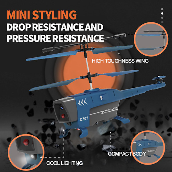 RC Helikopter Anti-kollision Fjernbetjening Flyvemaskine Legetøj RC Propeller Flyvemaskine Gave til Børn