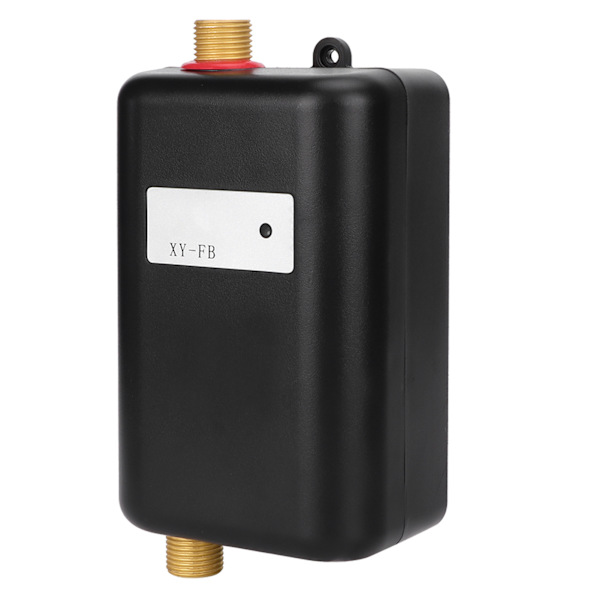 Kaksoiskäyttöinen kodin vedenlämmitin Älykäs keittiön vedenlämmitin Mini nopea lämmityskone indikaattorivärillä musta (US-pistoke 110V 3000W)