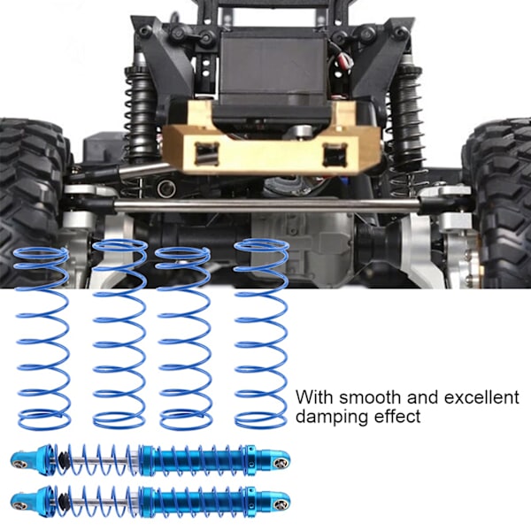 Säädettävä metalliiskunvaimennin SCX10 TRX-4 D90 1/10 mittakaavan RC-maastokuljettimelle (120 mm)
