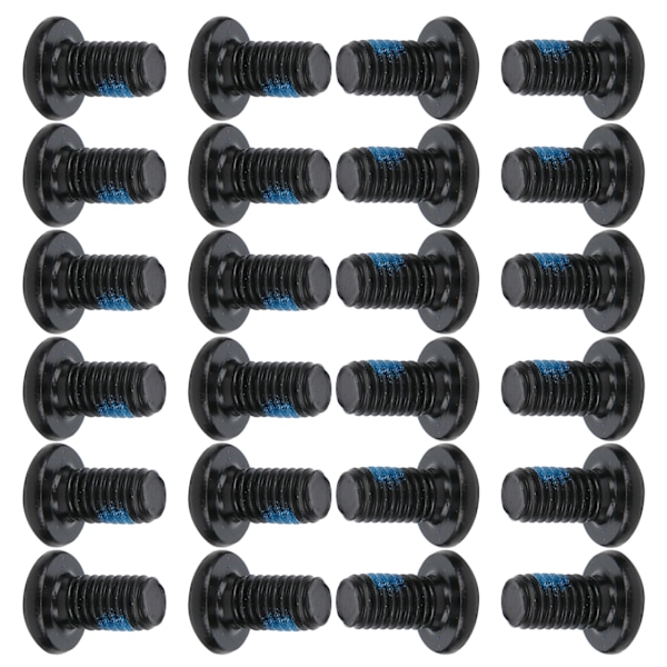 24 st ZTTO Skruvar för cykelskivbroms T25 Färgglada Bultar M5x10mm/0.4in Stål Slitstark Svart