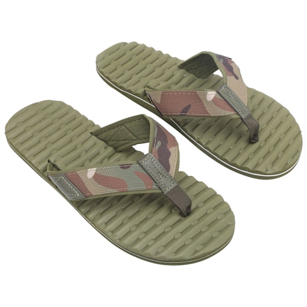 Sommar lätta flipflops flerlagers halkskydd Mjuka EVA utomhus flipflops(45)