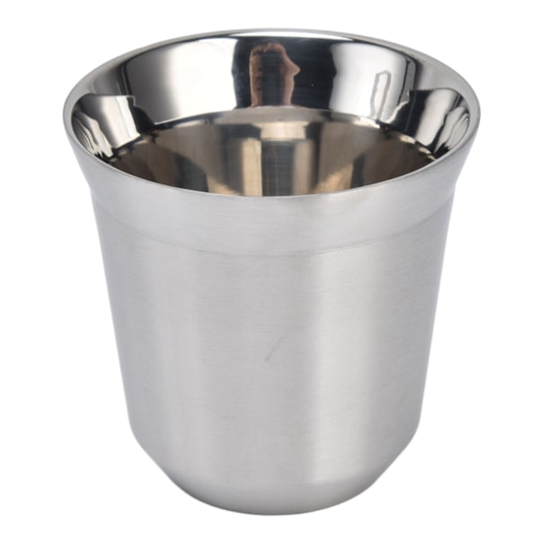 80ml 304 rostfritt stål kaffemugg dubbelväggisolerad värmebeständig kaffekopp för utomhuscamping picknickOriginal färg 80ml