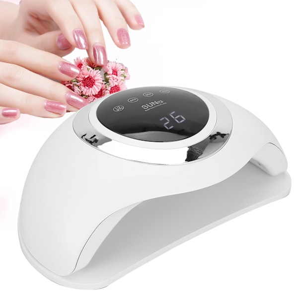 168W Gel Polish Tork Dubbelljus UV Nagellampa Infraröd Induktion Nagelhärdningsmaskin 100~240VUS Plugg