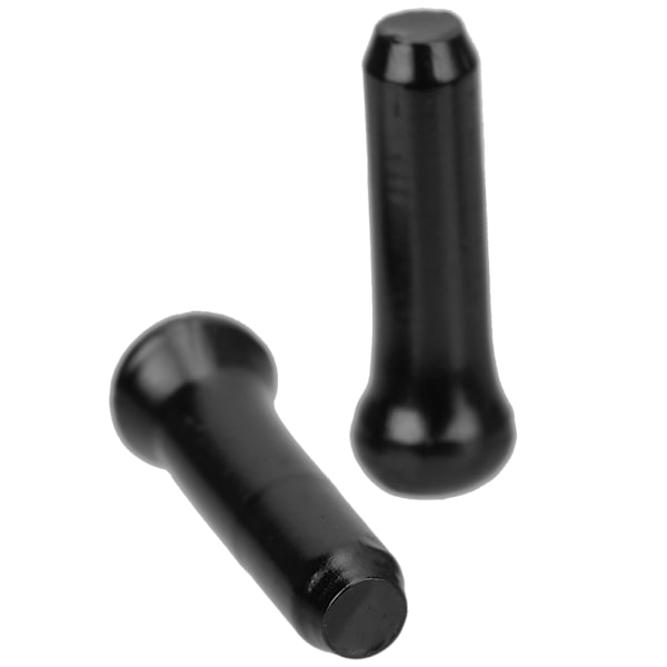 50 stk Cykelbremsekabel Ende Kernekap Aluminiumlegering Gearkabel Crimps Cykeltilbehør Sort