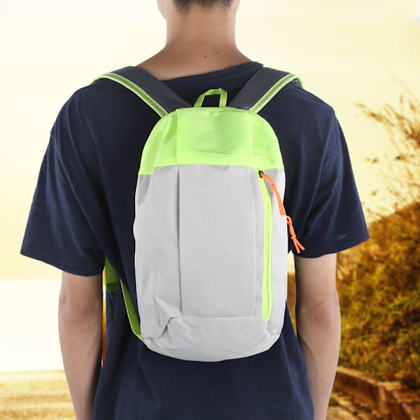 Sportsryggsekk Herr Lettvekt Fottur Ryggsekk Kvinner Reiseveske Laptop Camping Bag Lysgrønn