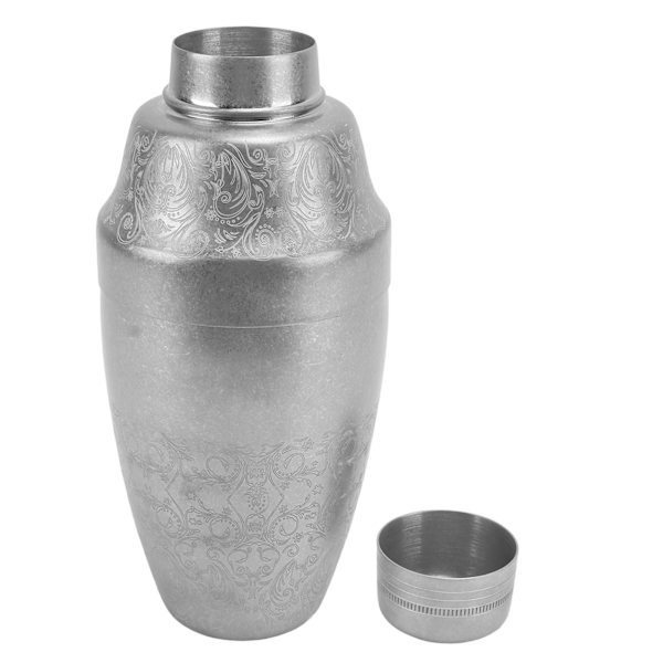 Cocktail Shaker 304 Rustfrit Stål Boston Shaker Mixer med Indbygget Sil til Bar Hjem Bartending