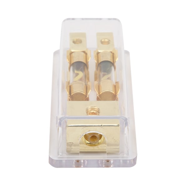 Strømfordelingsblokk 60A 1 inn 2 ut Audio Splitter Sikringsholder for bil RV Solsystem