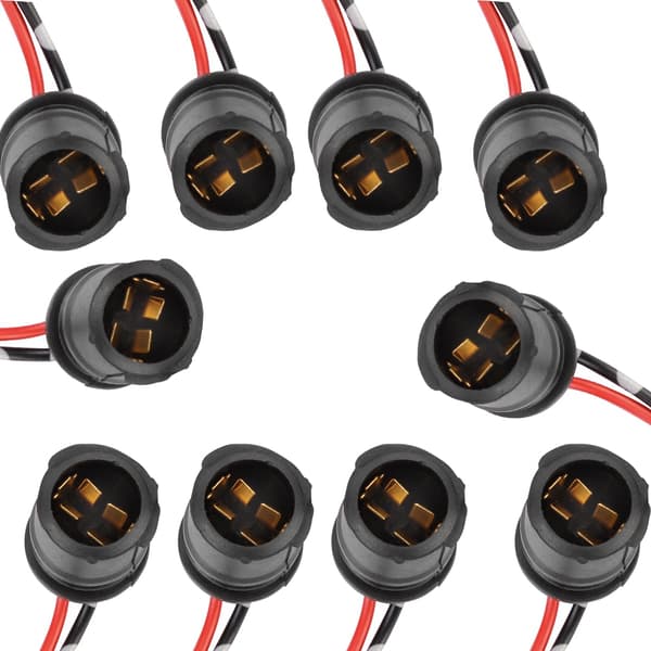 10 pcs/set Soft Male Bulb Socket Holder for Car Bikes