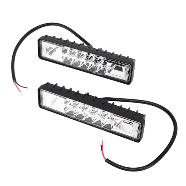 2 stk LED Arbejdslygter 12‑85V 48W IP67 Vandafvisende 6000K Farvetemperatur til Offroad Truck Traktor Båd