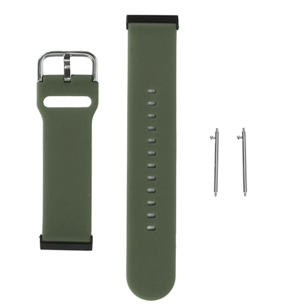 Silikoninen Smartwatch-ranneke Säädettävä rannekkeen lisävaruste Suunto7 OD Green