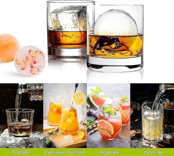 Isbitform, isballform, silikonisbitform med 6 rom