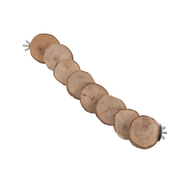 Trähamsterstegebro Trähamsterklätterleksak att leka och träna för papegojor Råttor Guldbjörnar8 stege