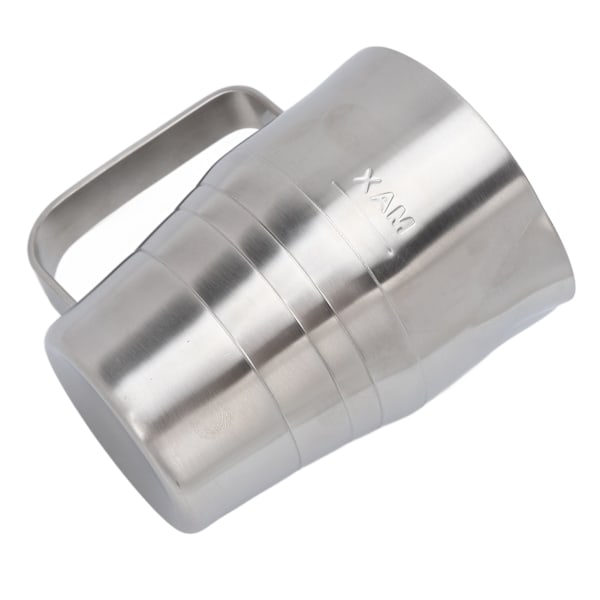Melkeskummingkrus 700ml Hjemmesilverbestikk i rustfritt stål For tykk melkeskummingkrus Melkekaffemaker