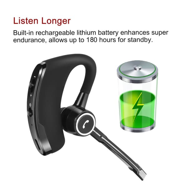 True Wireless HiFi Deep Bass Bluetooth Ear Hook Headset