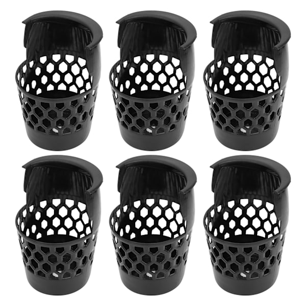6pcs Billiard Ball Storage Pockets Plastic Pool Table Web Baskets Drop Net Bag Accessories M