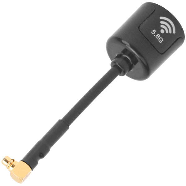 5,8 GHz MMCX 2,8 dbi RHCP Högförstärkt Lång Antenna för FPV Racing Drone RC-delar Svart Vinkel
