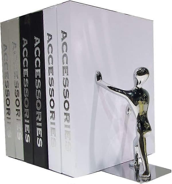Buchsttzen, Modisch, Robust, Kung Fu Man, Edelstahl, Buch Arrangör Fr Regal[LD]