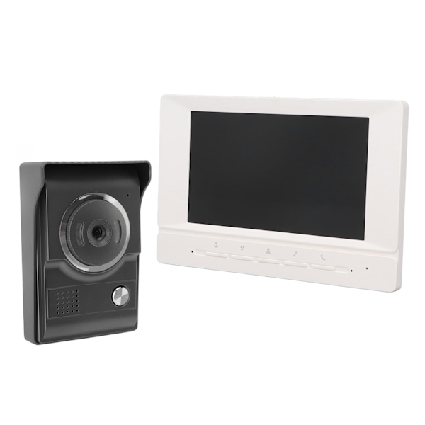 Videoovikello 7 tuuman HD Yökuva IP55 vedenkestävä intercom visuaalinen ovikello asunnoille 100‑240V AU-liitäntä