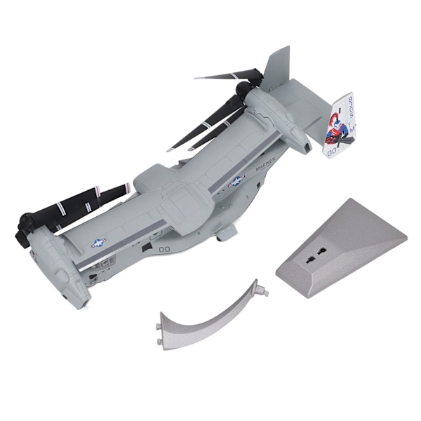 1:72 Tilt Rotor Flygplansmodell Hemlegering Simulerad Diecast Flygplansmodell Dekorationssamling