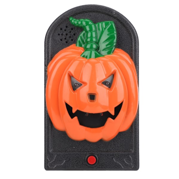 Halloween Skrekk Dørklokke med Lys Lyddekorasjon Rekvisitter for Bar Spøkelseshus Escape Room Gresskarform