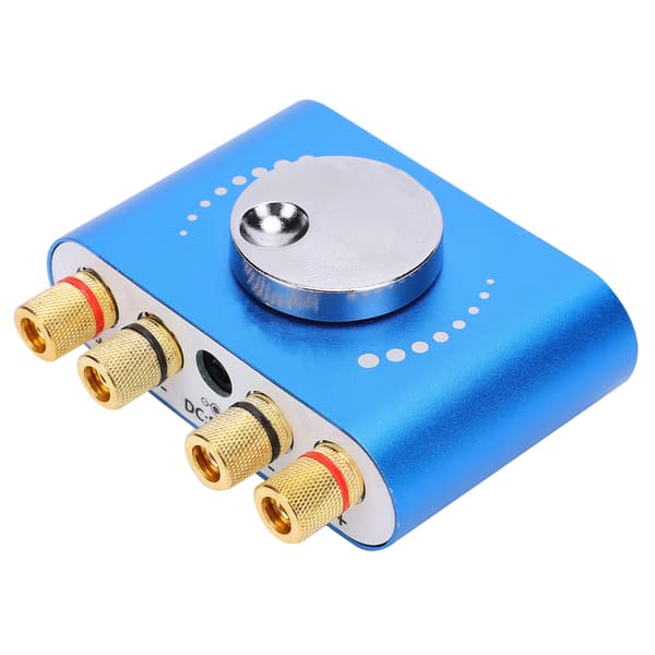 Bluetooth effektforsterker 20W+20W 2-kanals stereo digital høyttaler Lydspiller DC8-24V
