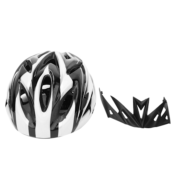 EPS Integrerad Unisex Cykelhjälm Huvudskydd Cykelutrustning Tillbehör Svart Vit