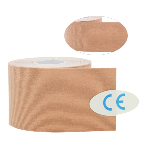 5cm*5m Bomullsbandage för Muskelsmärta Elastiskt Tejp Hudfärg