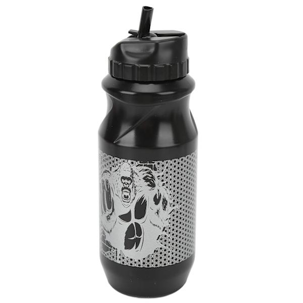 ENLEE 650 ml pyöräilyvesipullo BPA-vapaa vuodoturvallinen maastopyöräilyvesipullo ulkokäyttöön musta