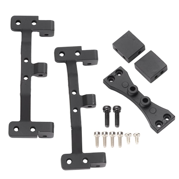 RC Car Modifiering Dragstangssäte med bakaxel Styrväxelfäste för MN 1/12 99S D91 D90Black