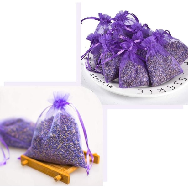 25 lavendelposer-Lavendelposer Naturligt tørret 5 gram lavendel