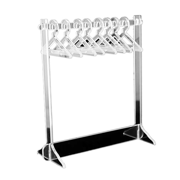 Örhänge Organizer Stand Kompakt Klar Akryl Smycken Hängande Display Ställ för Halsband Stud Örhängen Typ 2