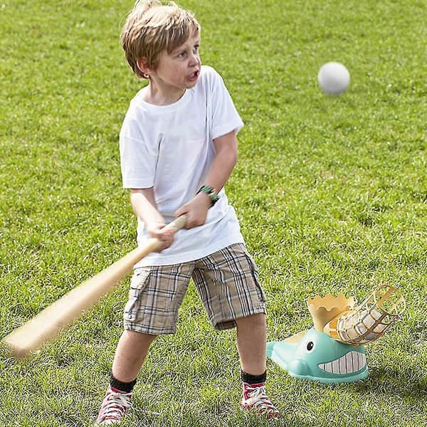 Børnebaseballkaster legetøj Hvalbaseballkaster Baseballtræningskaster Spil Baseballkaster Legetøj Baseball Børnelegetøj (af mand)