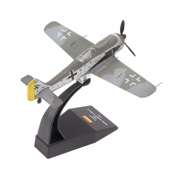 1:72 Diecast stridsflygplanssimulering Legering metall stridsflygplansmodell med stativ