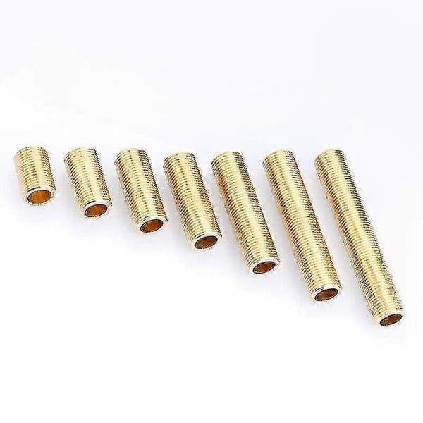 1/2 tuuman messinkiputkinippa läpikierteellä, raskas liitin 60mm