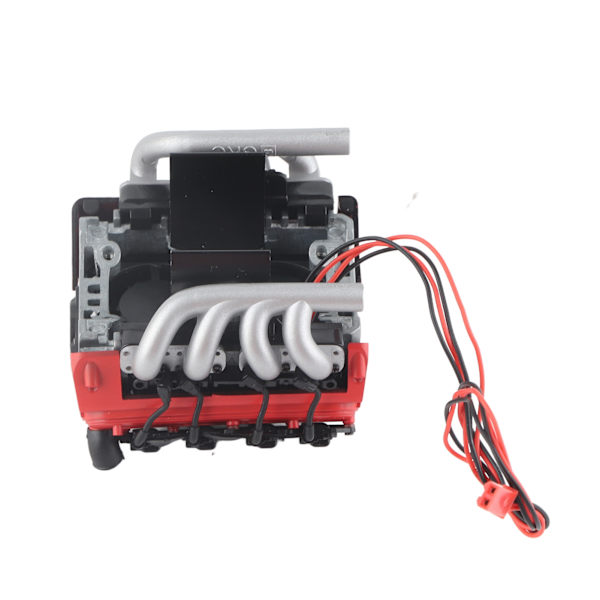V8 1/10 RC Simuleret Motorhjelm Køler Motorblæser Universal Tilbehør til Trx4/scx10/scx10II