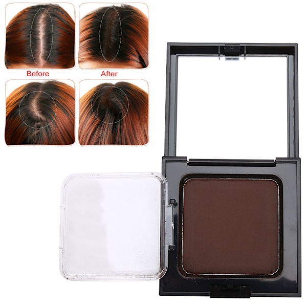 Hair Shadow Powder Naturligt vattentätt, svettsäkert hårlinje Shadow Powder 12g (mörkbrunt)