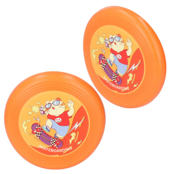 Barn Flying Disc Vikbar Förälder Barn Interaktion Fysisk träning Mjuk PU Sport Disc för utomhuslek katt