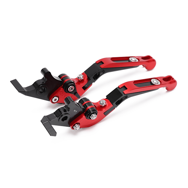 2 stk Motorsykkel Venstre Høyre Bremsespaker Motorsykkel Modifikasjonstilbehør Pit Dirt Motocross Deler Utskifting for YAMAHA NMAX 155 2015‑2021 Rød