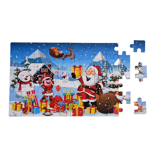 Jul Pussel Enkelt Roligt Barnpussel Snötyp Jul Pussel Julklapp