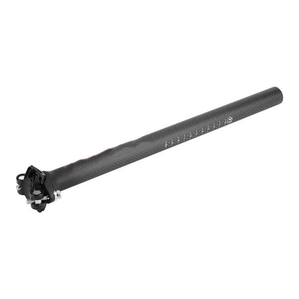 Sadelstolpe för cykel, kolfiber, 27,2 mm diameter, 400 mm längd, för utbyte