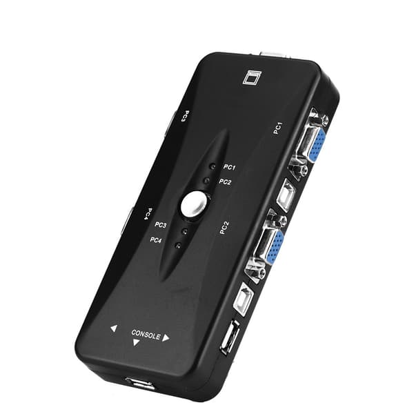 2/4 Ports VGA USB 2.0 KVM Switch Box - Videodelingsadapter