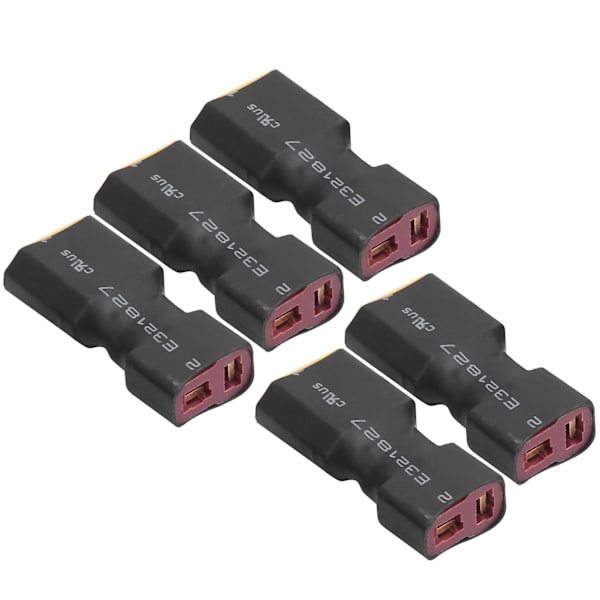 5 kpl akkukontakti T-liitin naaras XT60 urosadapteri Nopea liitäntätarvike RC-lentokoneeseen
