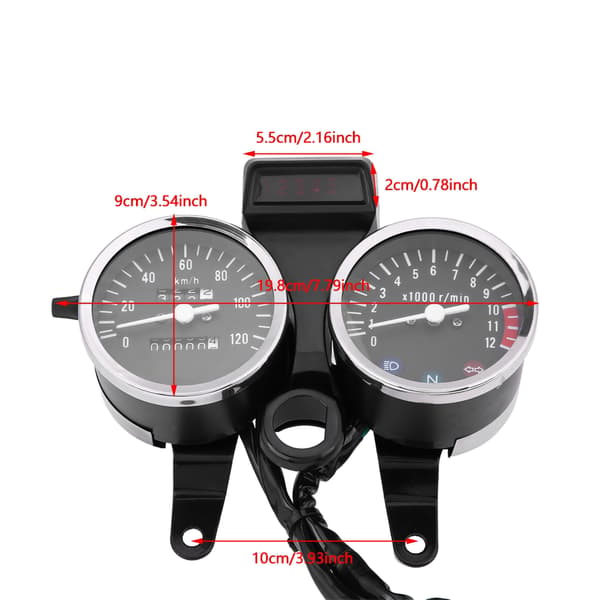 Motorcycle Modified Accessories Speedometer Odometer Tachometer for Suzuki GN125