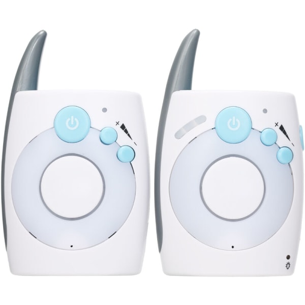 Bærbar 2,4 GHz trådløs digital lydbabymonitor Toveis snakk Krystallklar Baby Cry Detector Sending fornuftig, modell: Bleu ciel