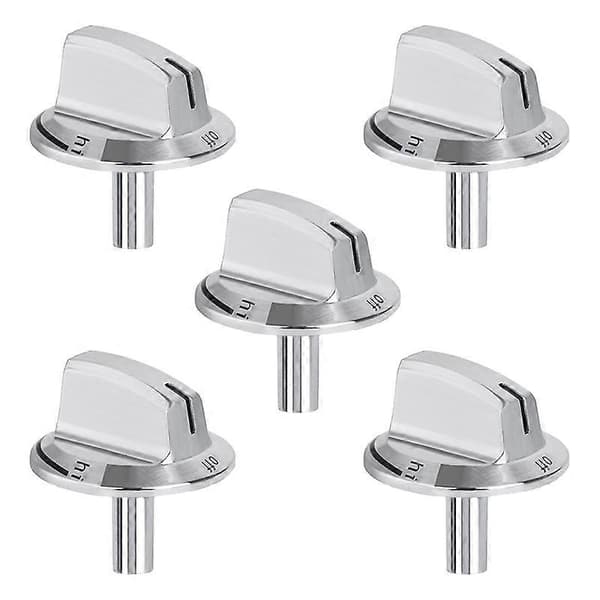 5-pack uppgraderade 5304525746 långa spisknoppar[LD] Silver