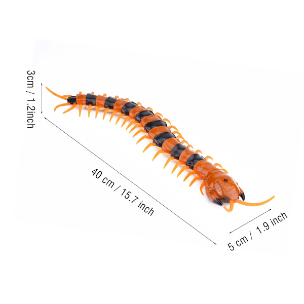 1PC Infraröd fjärrkontroll Fake Centipede Scolopendra RC Toy
